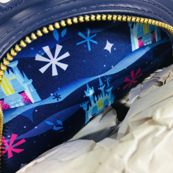 Loungefly Disney Cinderella Castle Series Mini Backpack Blue main image 4